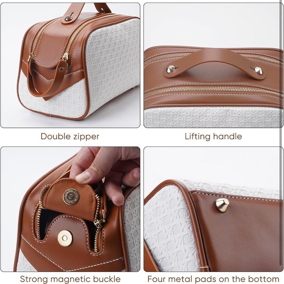 Large Travel Toiletry Bag with Cosmetic Bag - Picture 5 of 7